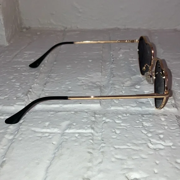 Heart-Shaped Gold Sunglasses
**DONATING IN APRIL** - Picture 3 of 10